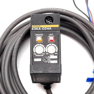 New Other Omron E3XA-CC4A Analog Fiber Optic Sensor, 12-24VDC, 4-20mA 1-5VDC NPN, 4-Wire