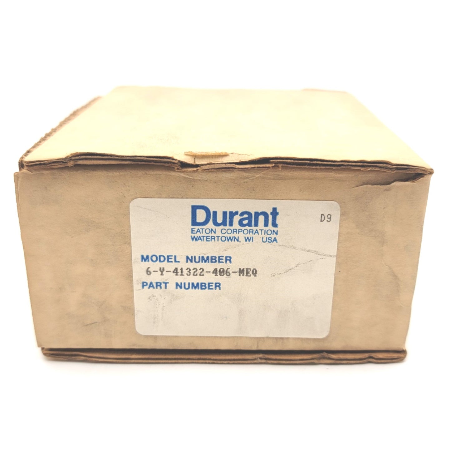 New Durant Eaton 6-Y41322-406-MEQU 6-Digit Counter With Reset, Panel Mount, 120VAC