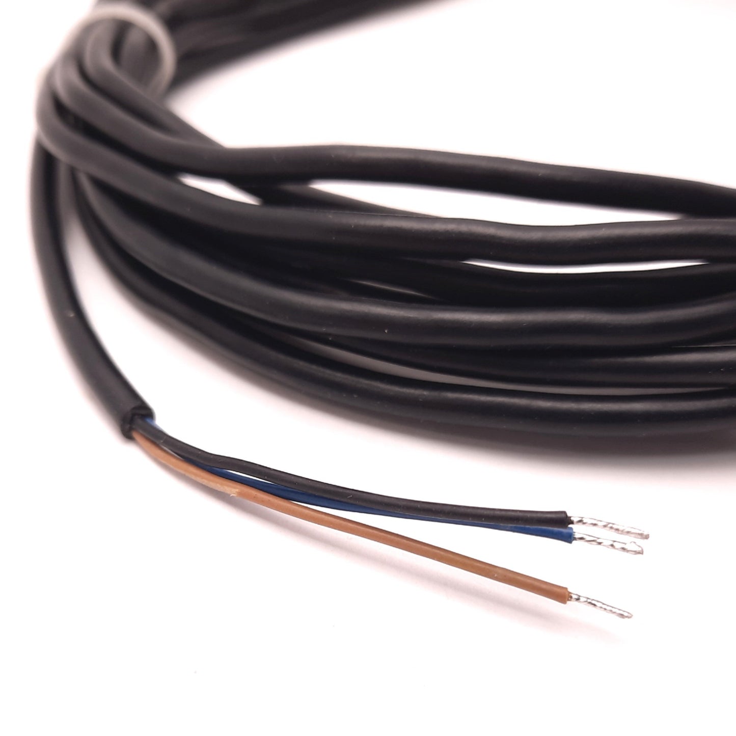 New – Open box Clippard CPS-C8Q5 Mating Cable, 8mm Female M8 Connector, 5 Meter Length