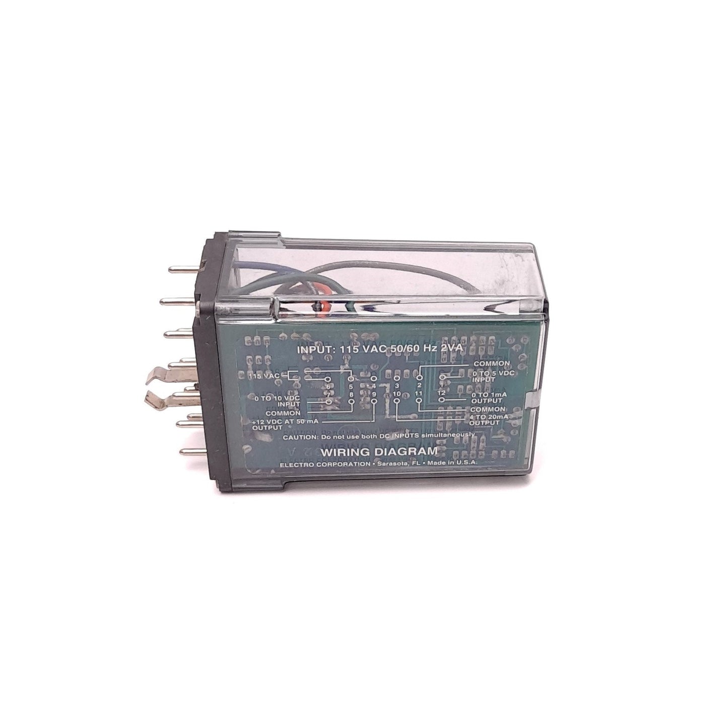 Used Electro Corp PAC030A Prox Sensor Transducer 115 VAC 50/60 Hz 0-5 VDC