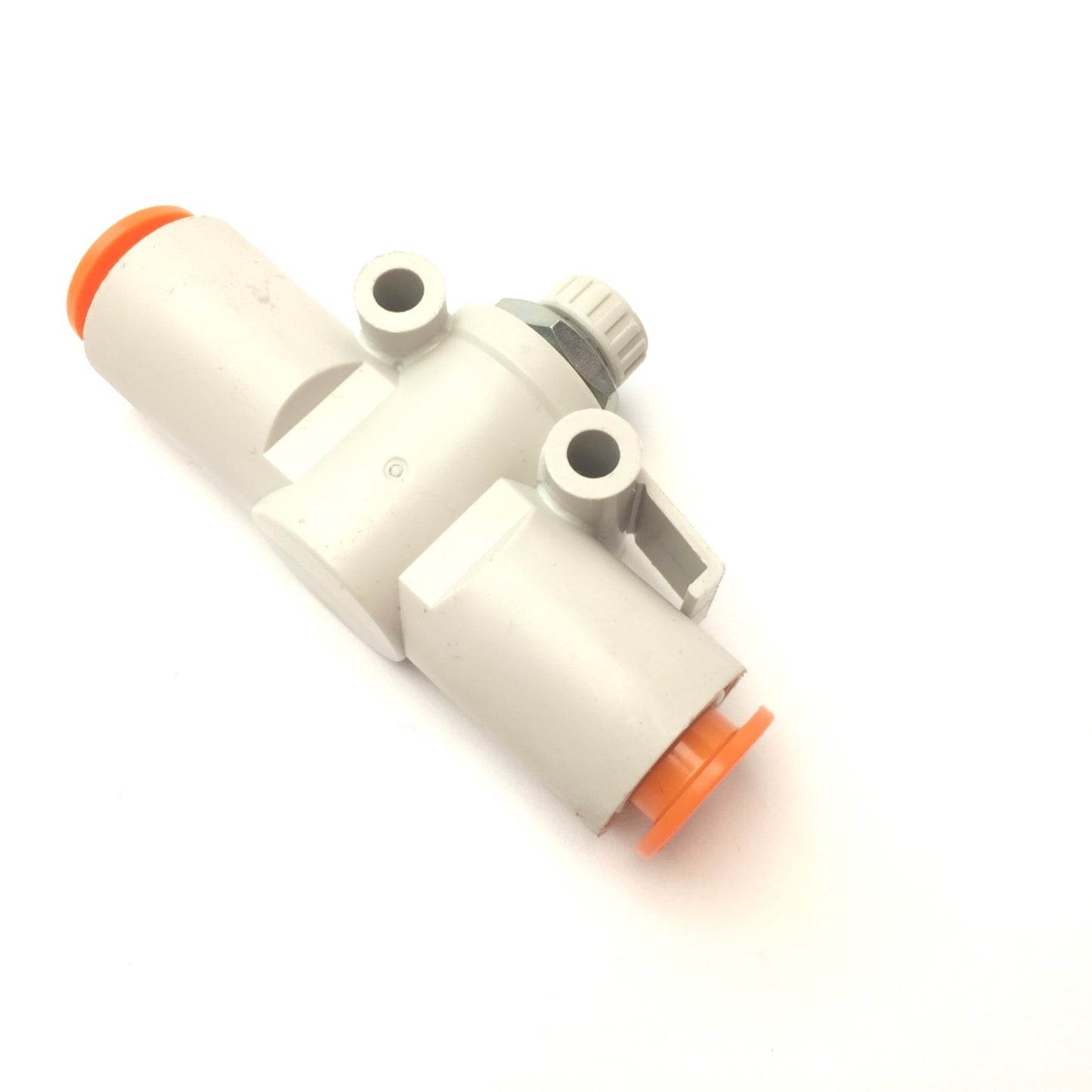 New – Open box Lot of 2 SMC AS3002F-11 Pneumatic Inline Flow Speed Control Fitting, 3/8" Tube