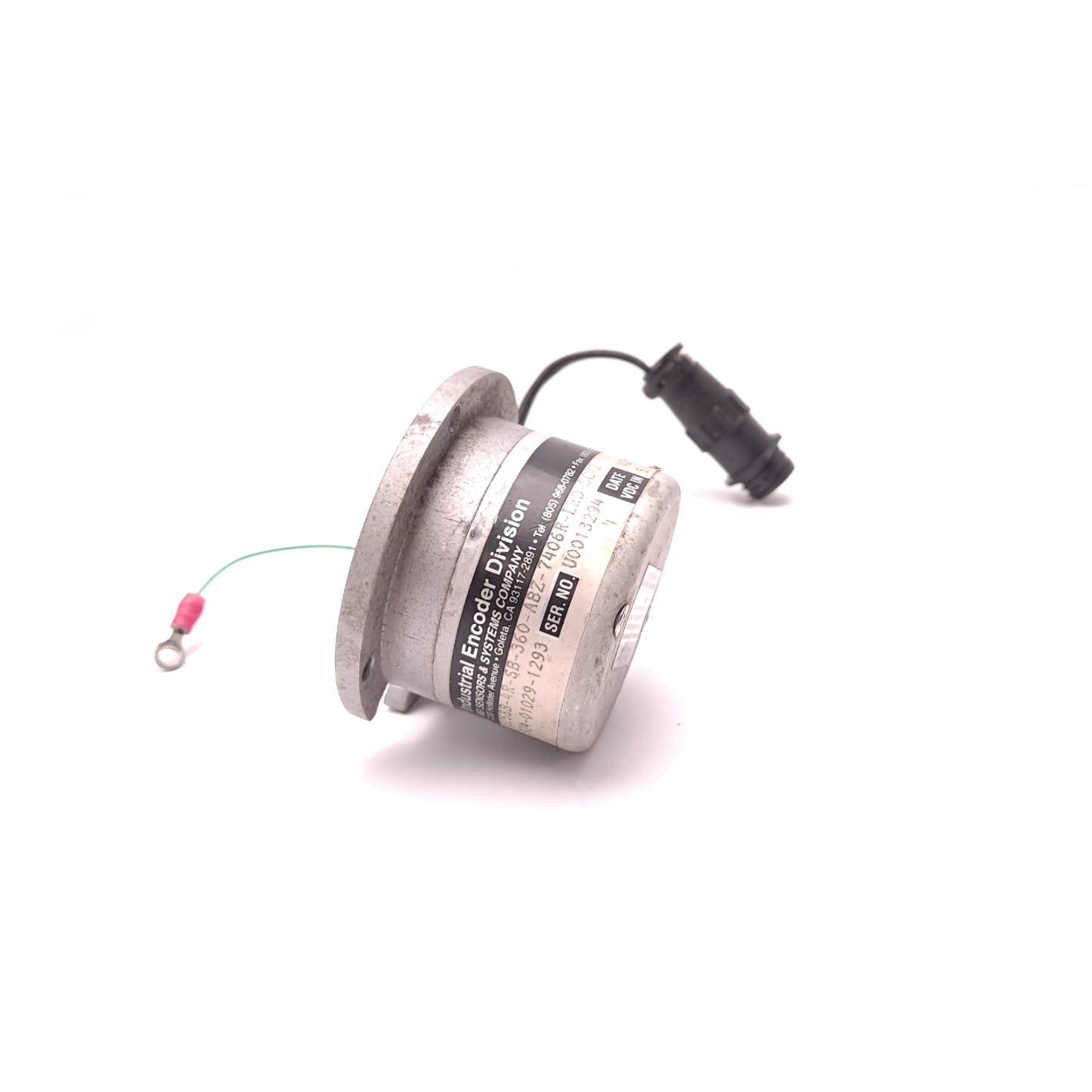 Used BEI E25BB-4R-SB-360-ABZ-7406R-LED-SC72 Incremental Optical Encoder 360cycle/Rev