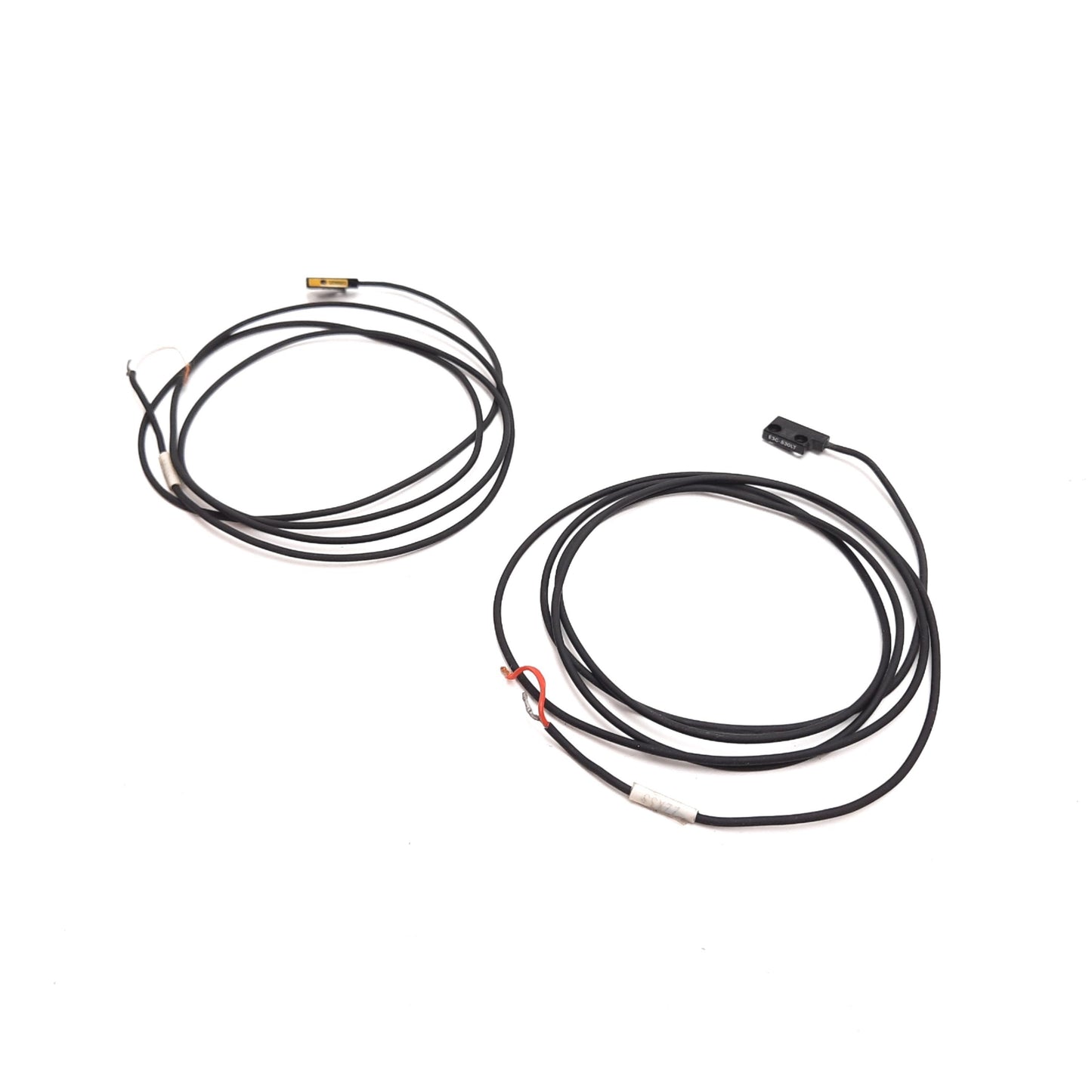 Used Omron E3C-S30T Photoelectric Sensor, Through-Beam, Emitter and Receiver, 300mm