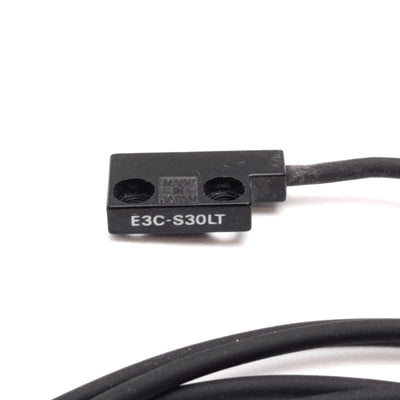 Used Omron E3C-S30T Photoelectric Sensor, Through-Beam, Emitter and Receiver, 300mm