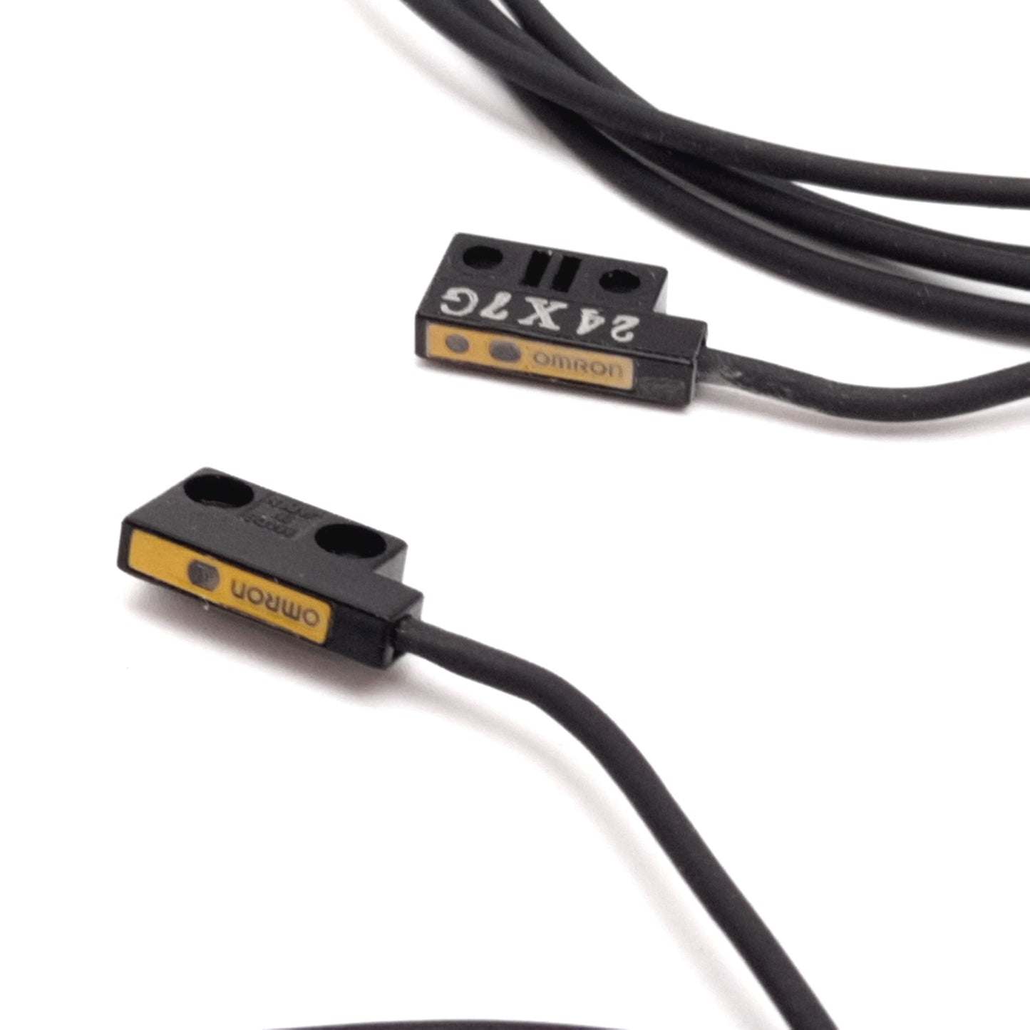 Used Omron E3C-S30T Photoelectric Sensor, Through-Beam, Emitter and Receiver, 300mm
