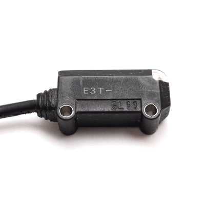 Used Omron E3T-SL11 Photoelectric Sensor, Limited Reflective, 5-15mm, 12-24VDC, NPN
