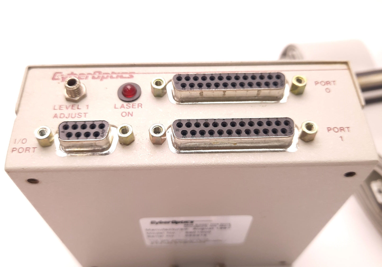 Used Cyberoptics 6601000 Driver, Dual Ports, DB25 Female x2, DB37 Male, Class IIIb
