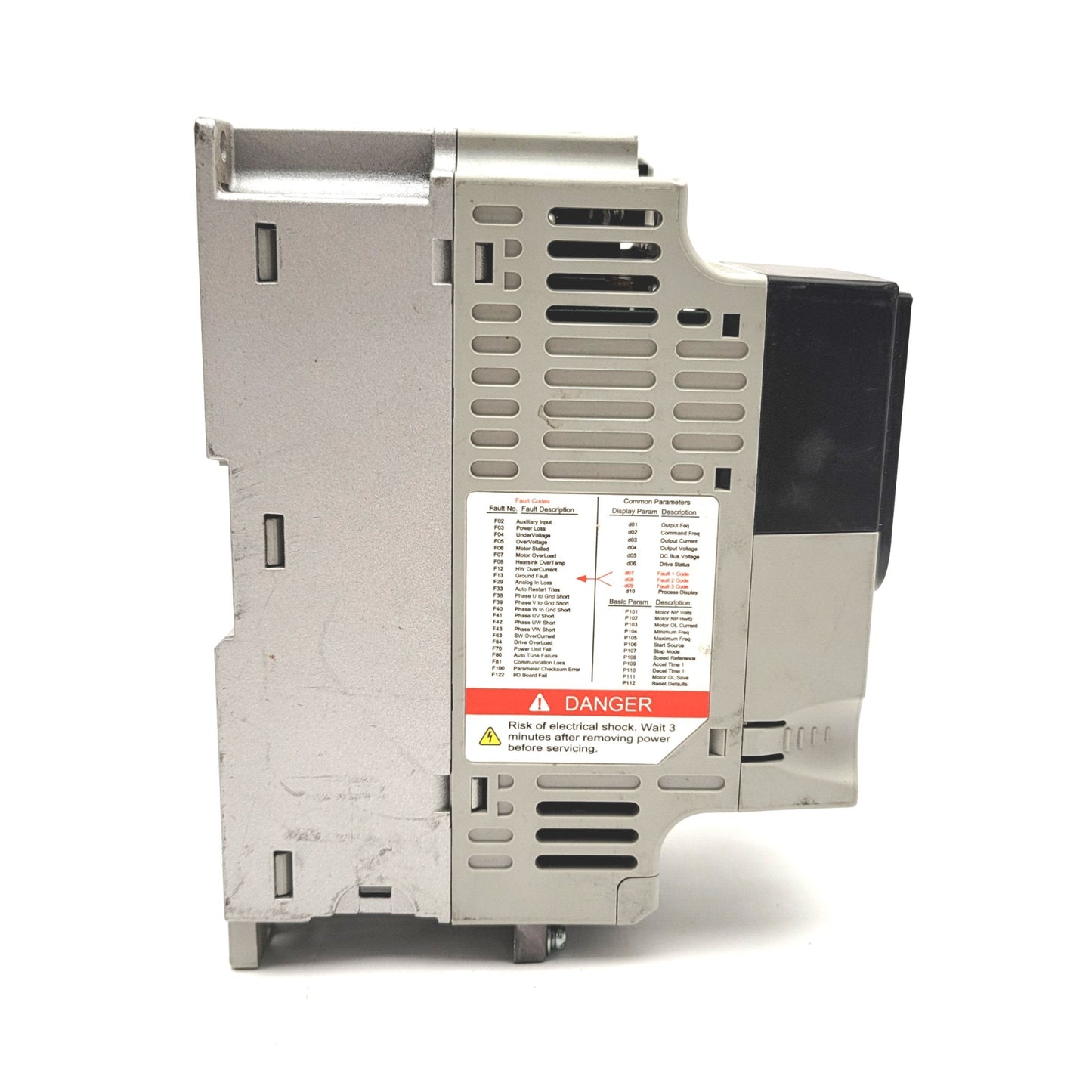 Used Allen Bradley 22F-D1P5N113 PowerFlex 4M AC Drive 380-460VAC 0.4kW/0.5HP 0-400Hz