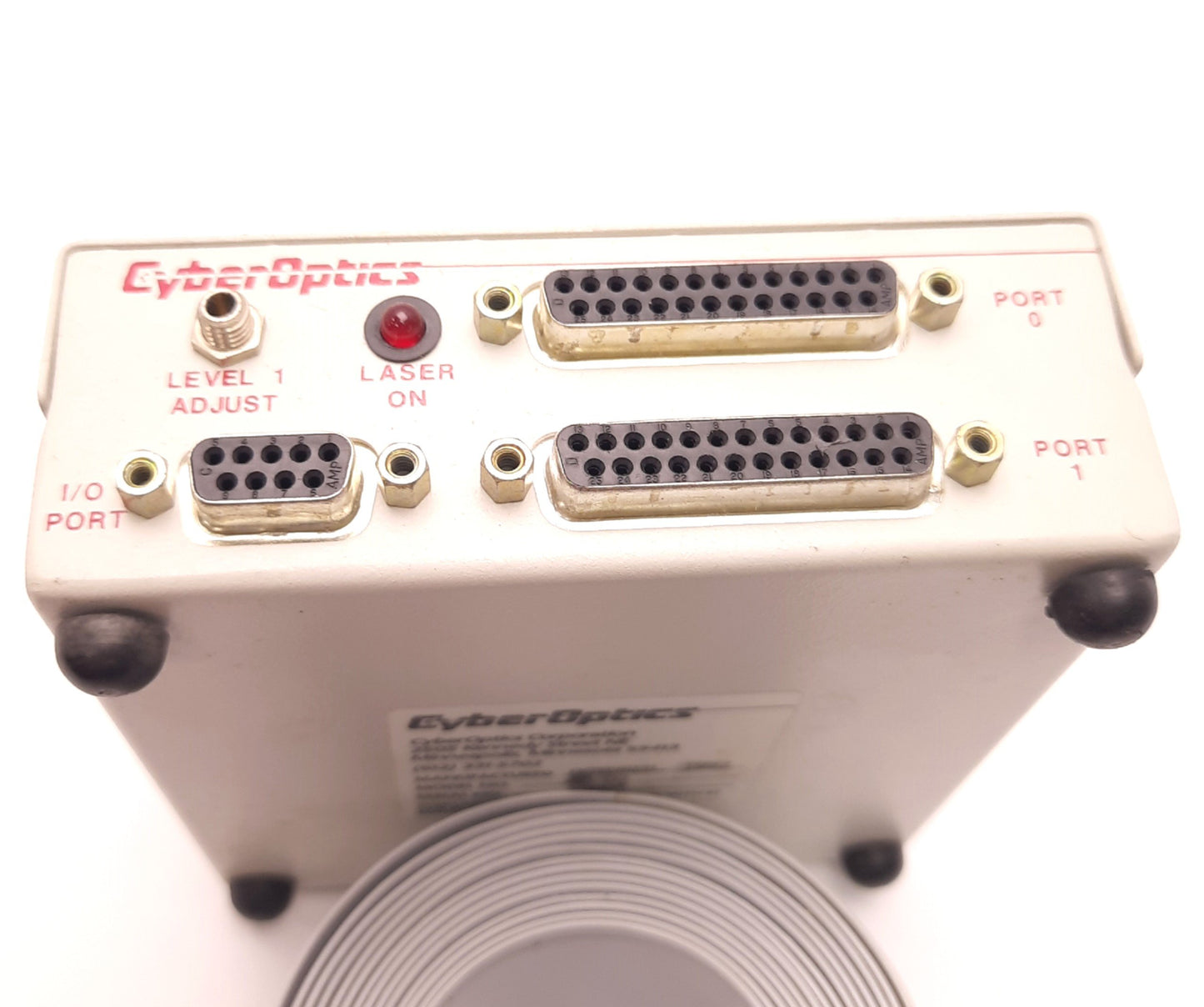 Used Cyberoptics MD-02 Driver, Dual Ports, DB25 Female x2, DB37 Male, Class IIIb