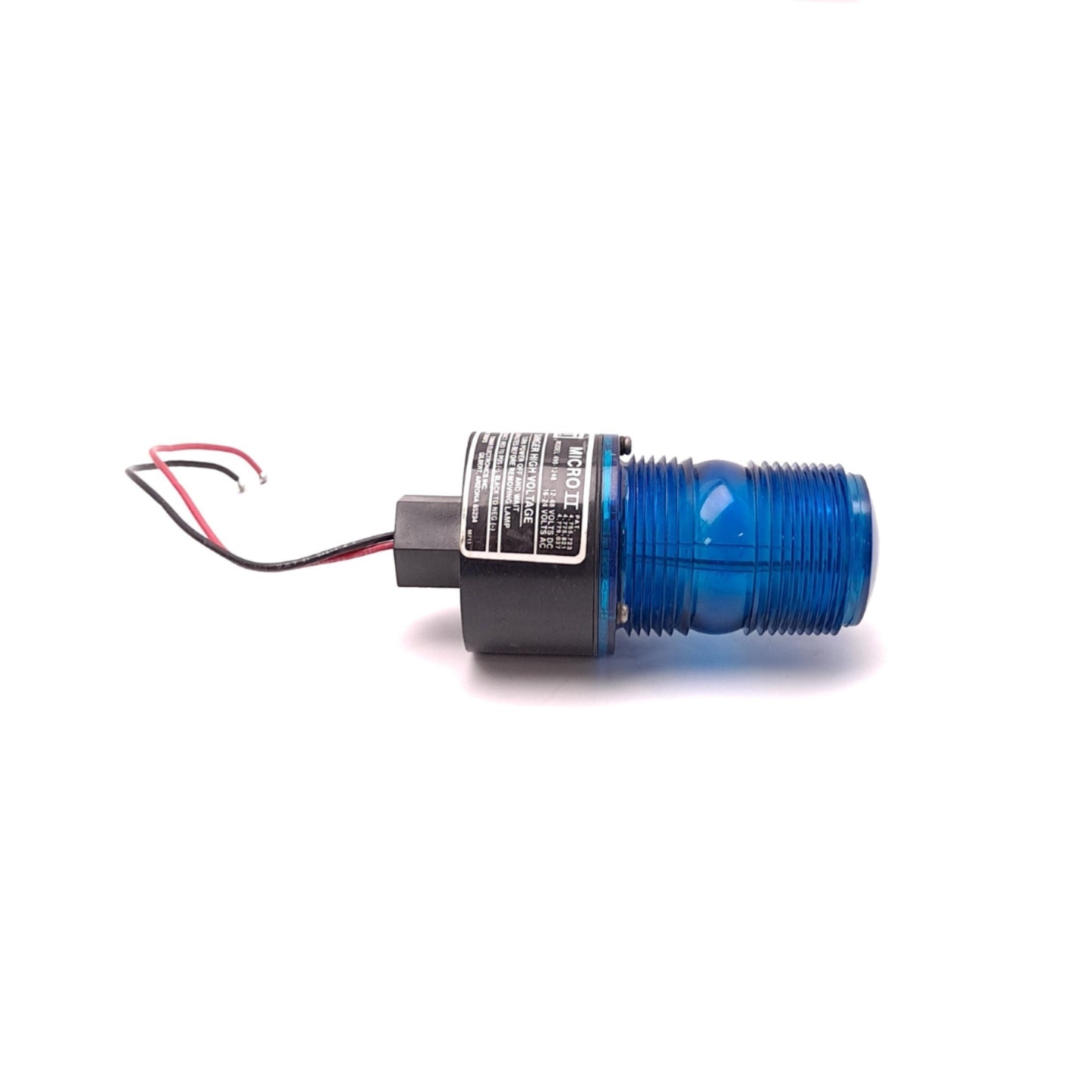 Used TOMAR 490-1248 II Blue Microstrobe Single Flash Strobe 12-48VDC 16-24VAC