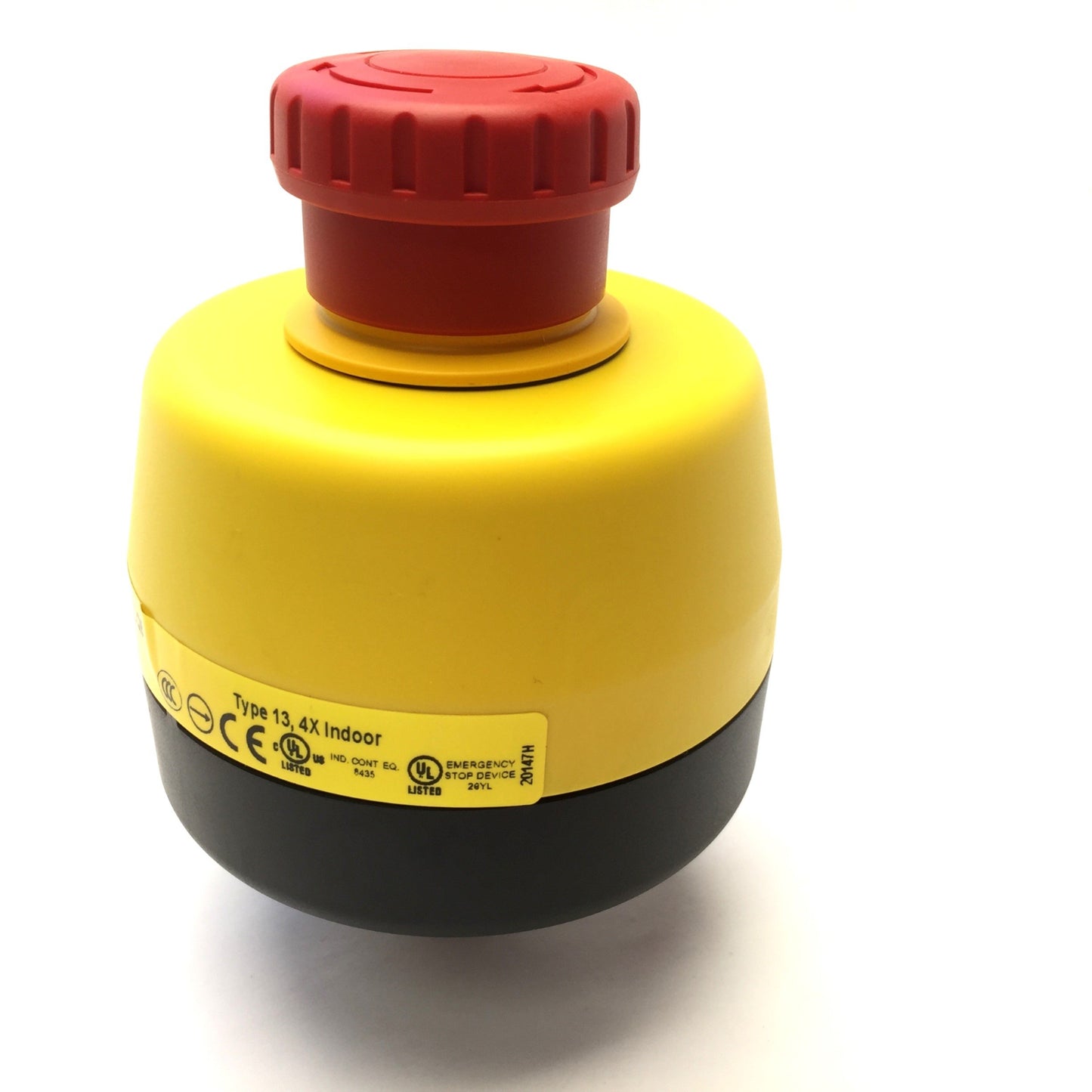 New Banner SSA-EB1P-02ECQ5B Emergency Stop Button 30mm Mount 25301, 2xNC, 2A @ 30VDC