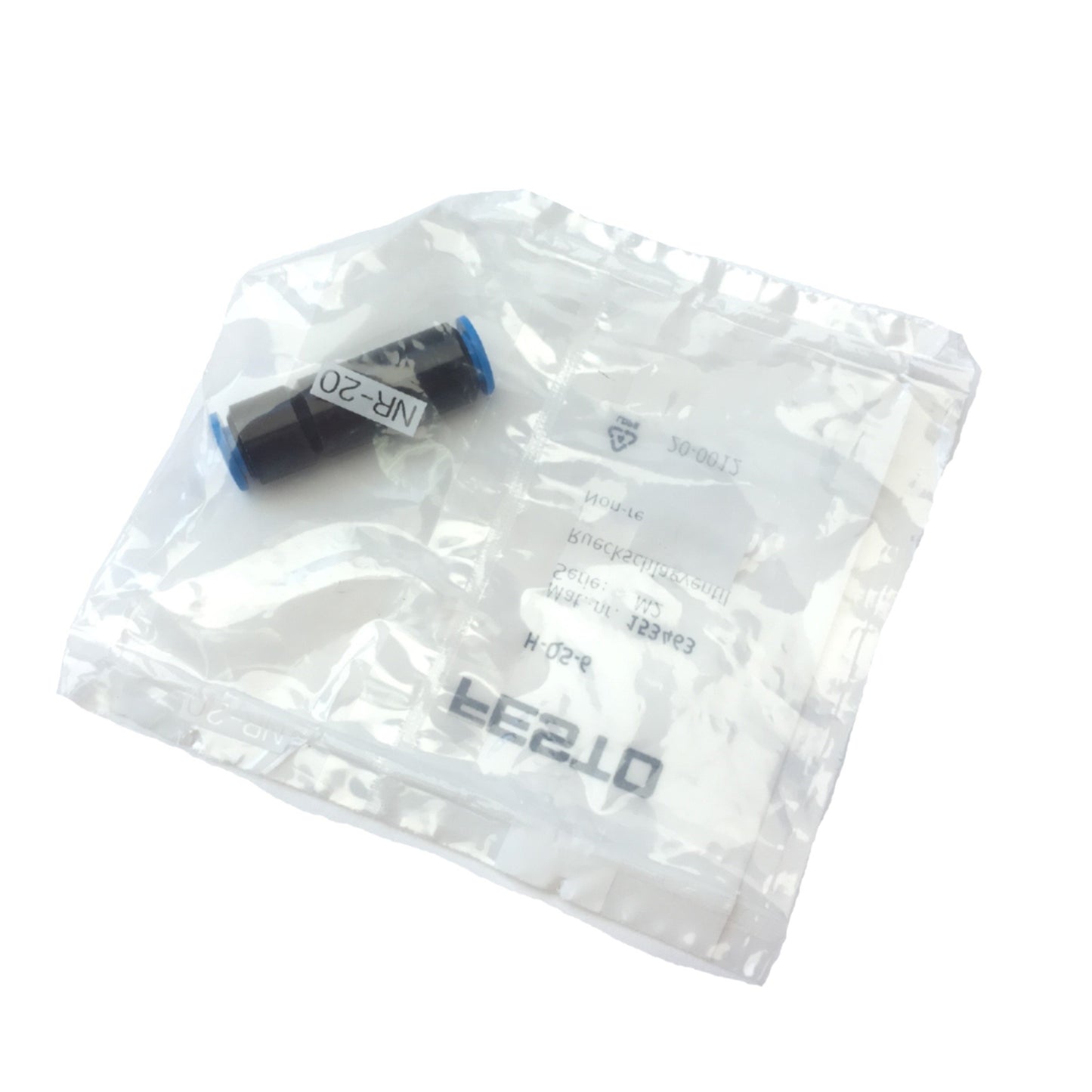 New Festo H-QS-6 Pneumatic Non-Return Check Valve 153463 -1...10 Bar Connection 6 mm