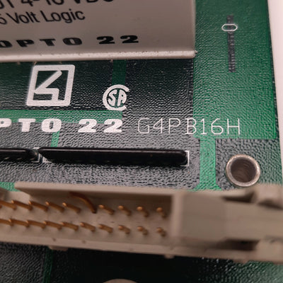 Used Opto-22 G4PB16H Logic Controller, with Two G4-ODC5, Two G4-IDC5B Modules