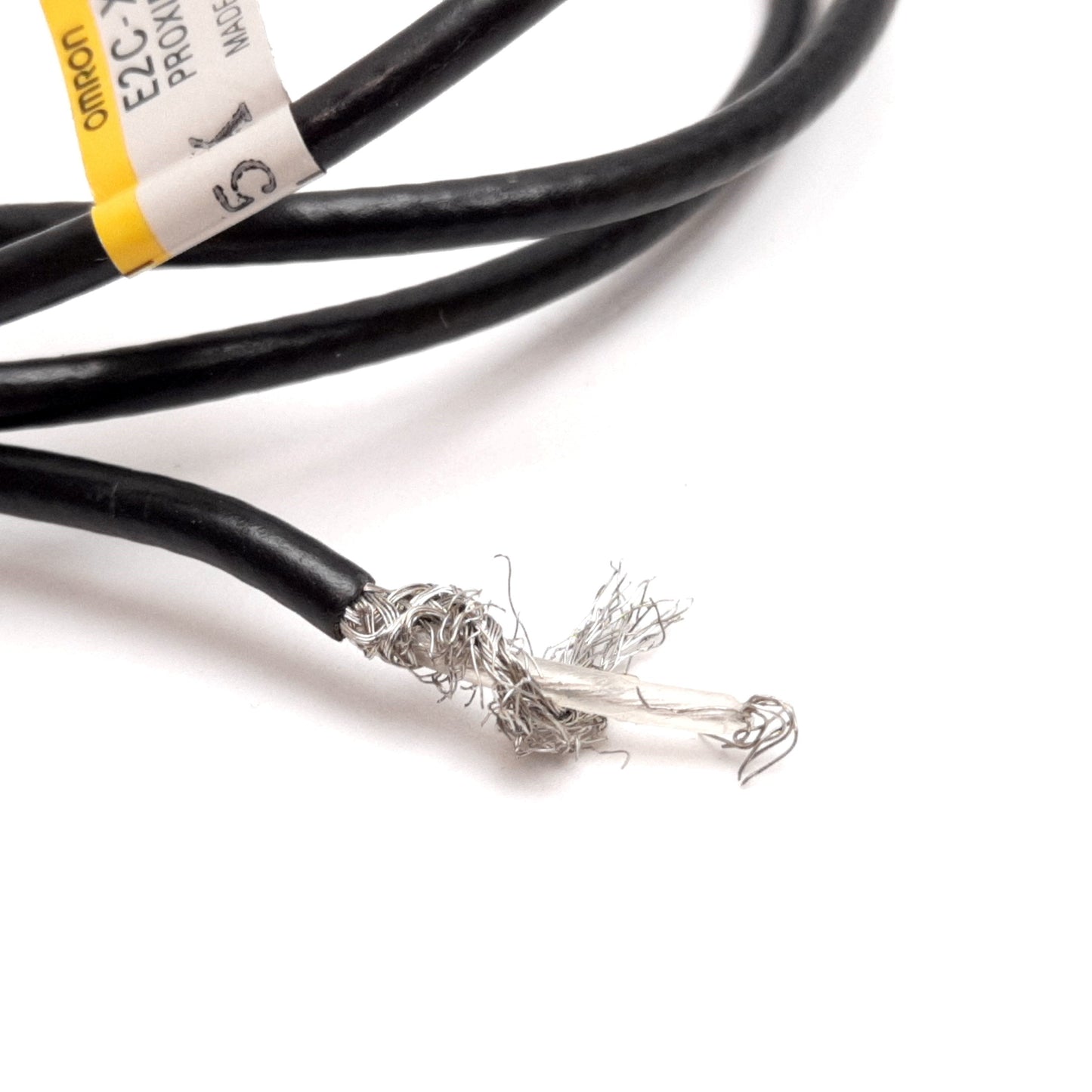 Used Omron E2C-X1A Inductive Proximity Sensor, Sensing Range: 1mm, Barrel: M5