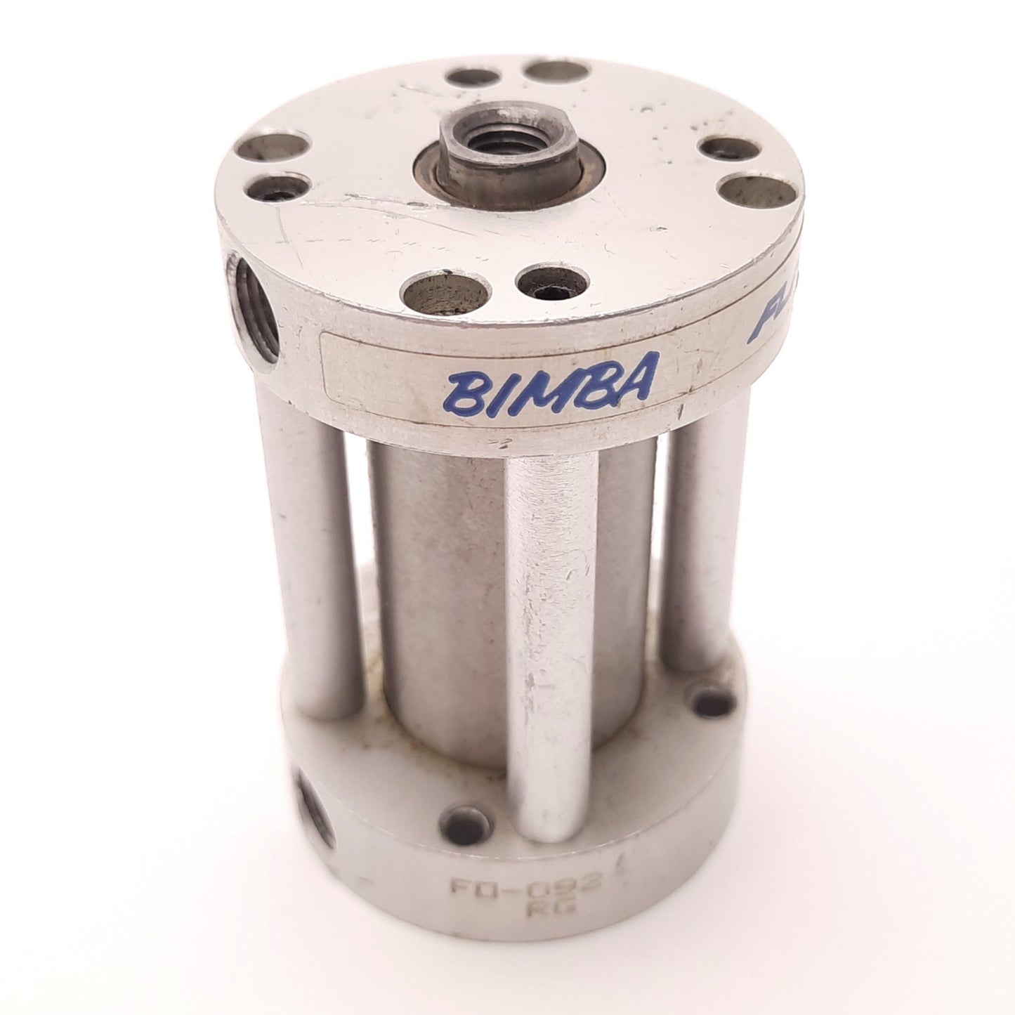 Used Bimba FO-092 Flat-1 Pneumatic Cylinder, Bore 1-1/16", Stroke 2", Double Acting