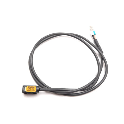 Used Omron E3C-S10 Photoelectric Sensor, Emitter and Receiver, Through-Beam, 100mm