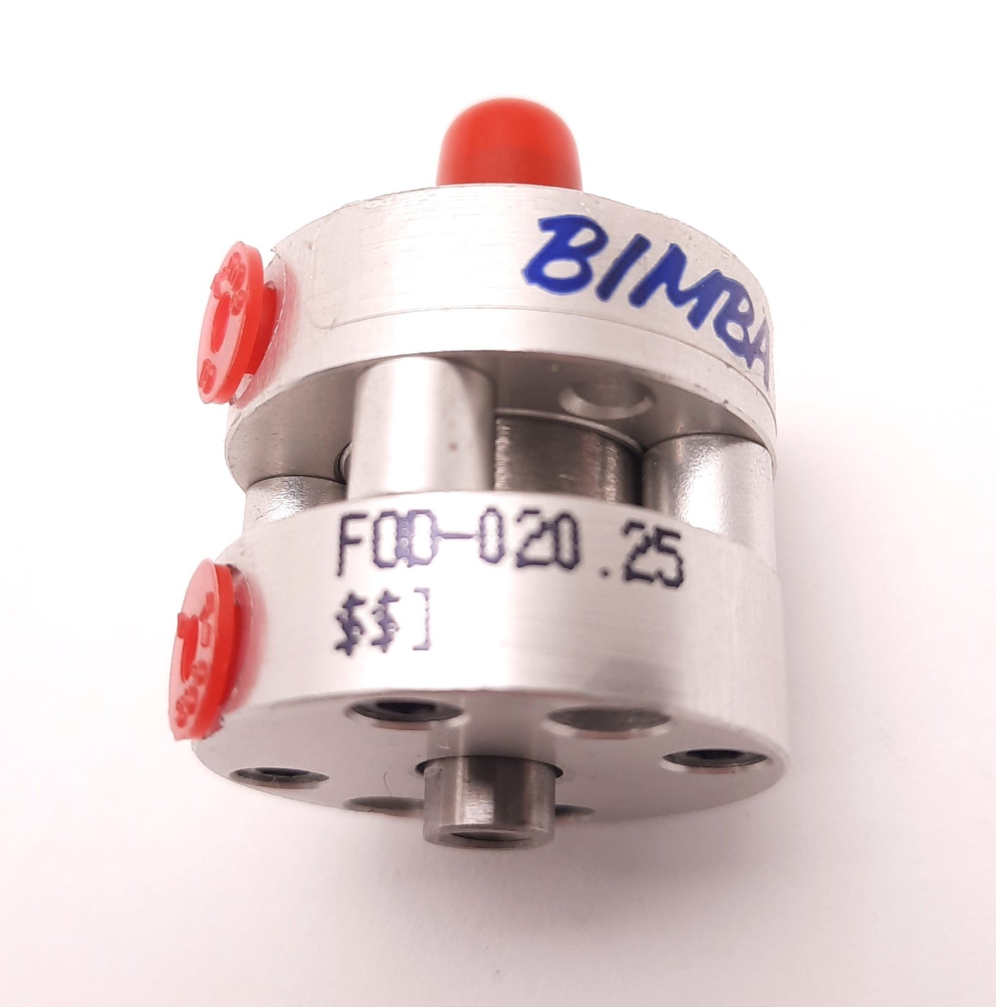 Used Bimba FOD-020.25 Flat-1 Compact Cylinder, 9/16" Bore Size, 1/4" Stroke, Dbl Rod
