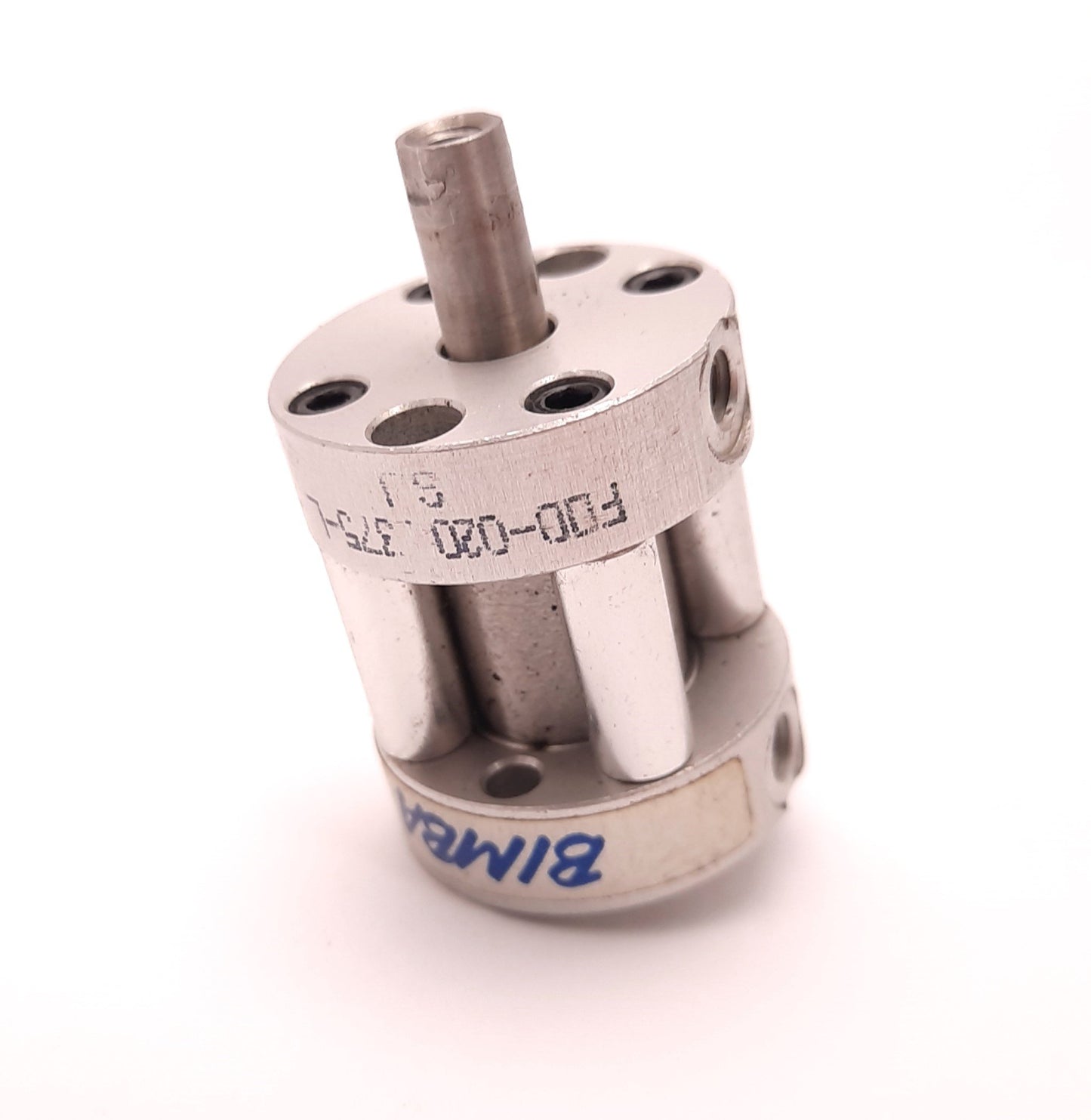 Used Bimba FOD-020.375-L Flat-1 Compact Cylinder, 9/16" Bore, 0.375" Stroke, Dbl. End