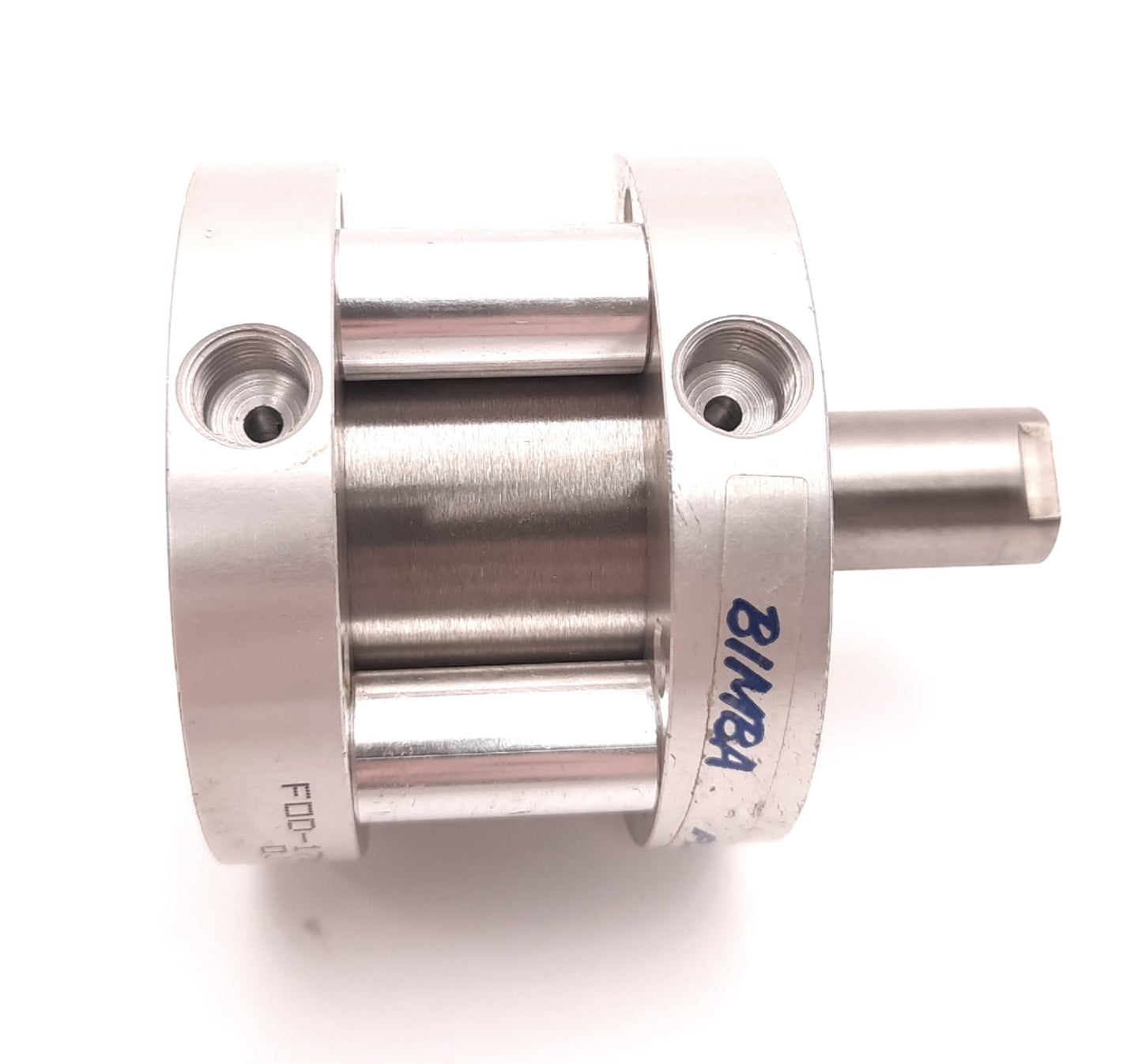 Used Bimba FOD-171-G Flat-1 Pneumatic Cylinder, Bore 1.5", Stroke 1", Ports 1/8" NPT