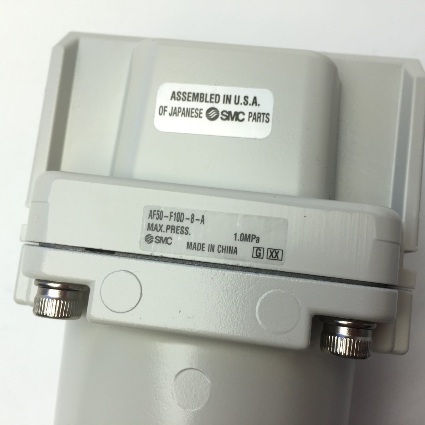 New SMC AF50-F10D-8R-A Pneumatic Air Filter w/ Auto Drain NO, Port Thread: G1, 1 MPa