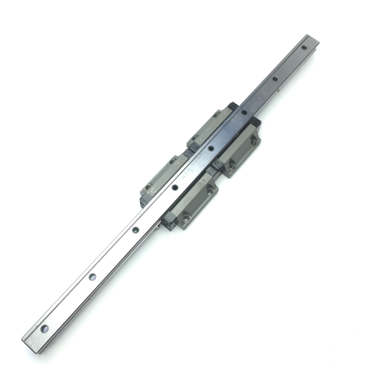 New – Open box THK Linear LM Guided Rail 460mm w/ 2x Caged Ball Bearing Block Carriages SHS20