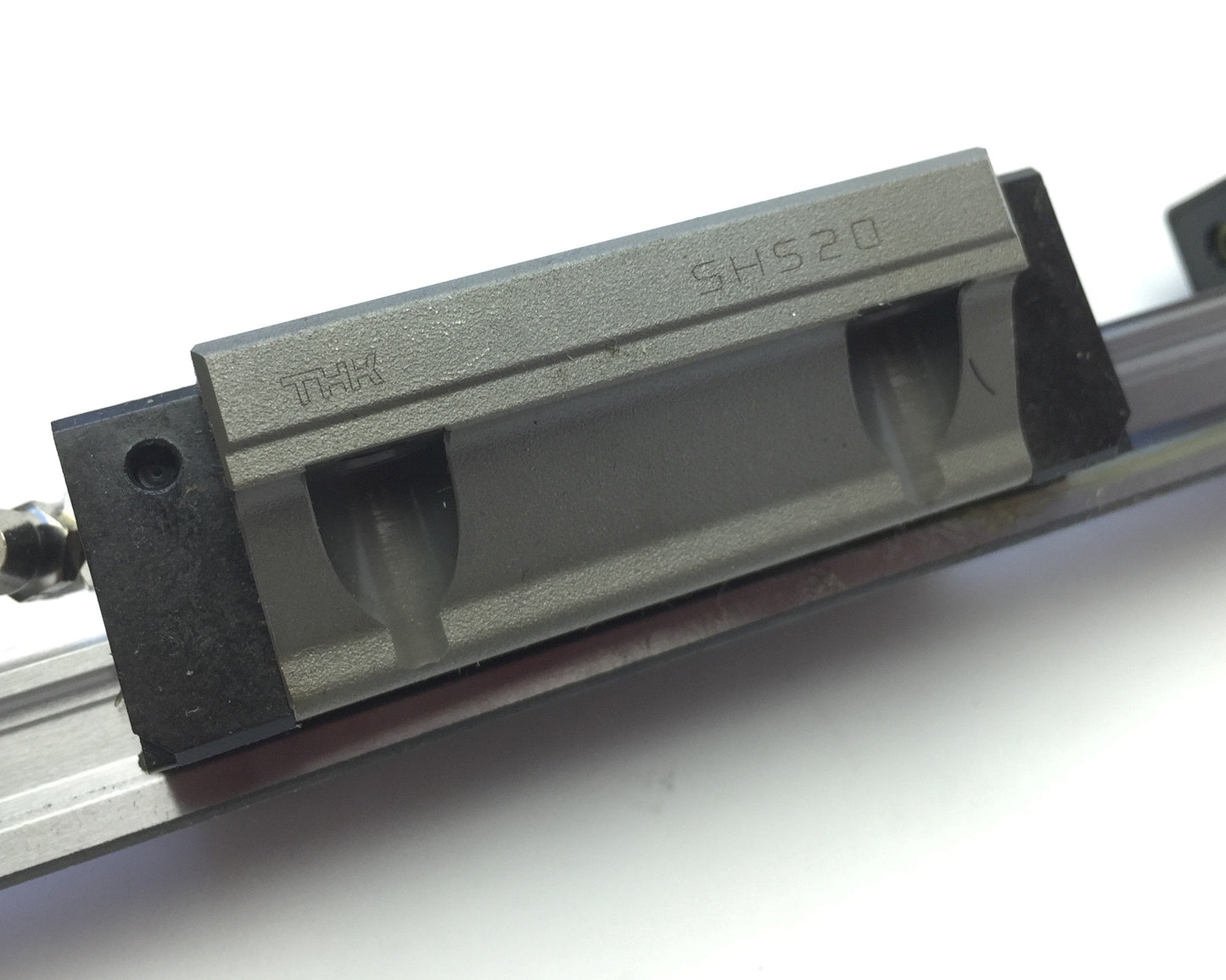 New – Open box THK Linear LM Guided Rail 460mm w/ 2x Caged Ball Bearing Block Carriages SHS20