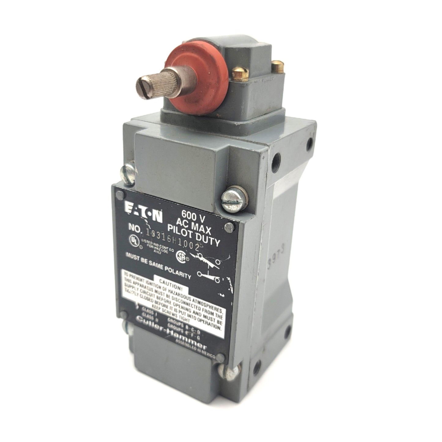 Used Eaton Cutler Hammer 10316H1002 Heavy Duty Hazardous Location Limit Switch