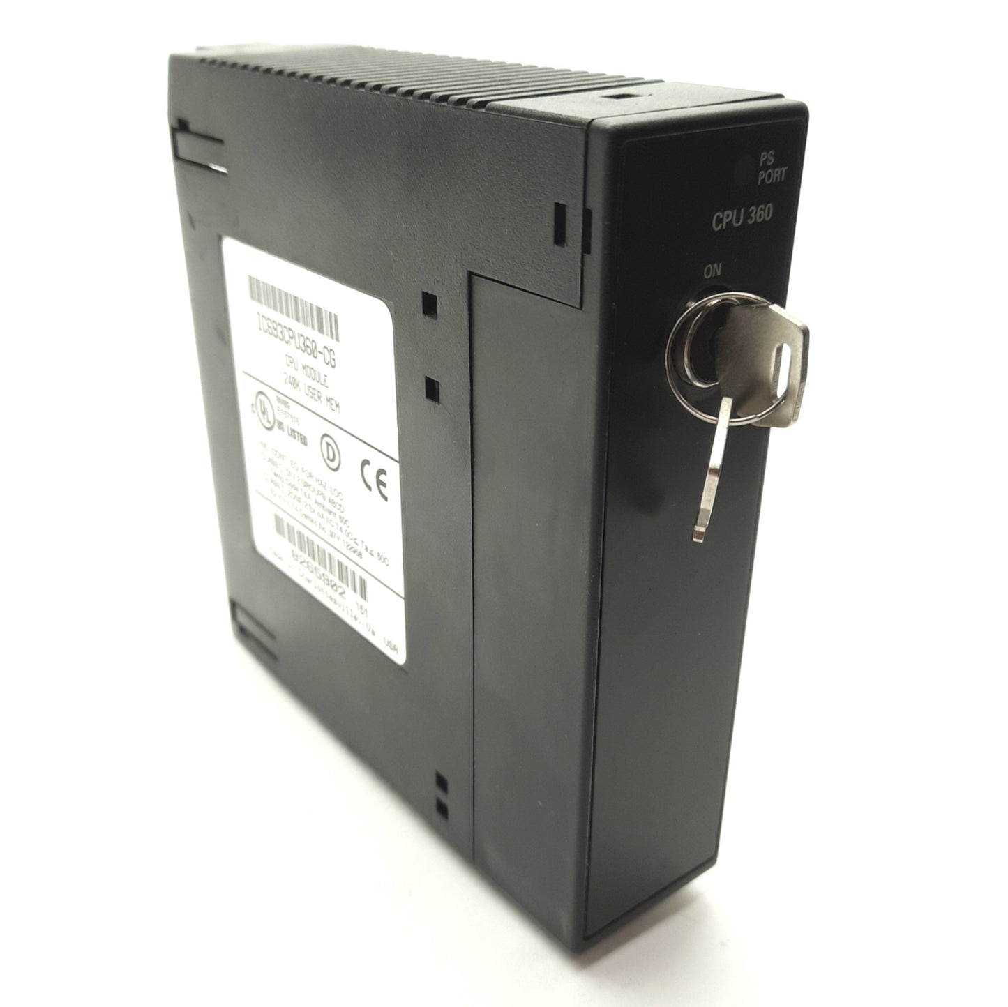 Used GE Fanuc IC693CPU360-CG Series 90-30 PLC CPU Module, 240K Memory, 25MHz
