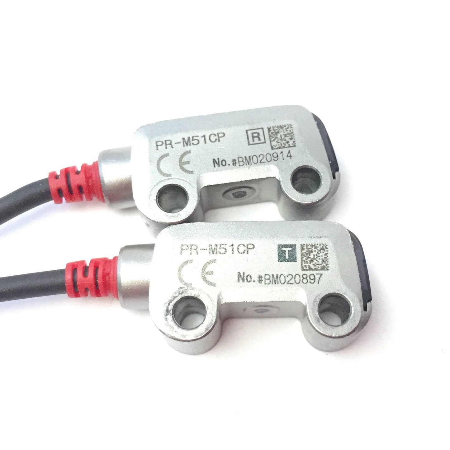 Used Keyence PR-M51CP Thrubeam Photoelectric Sensor Transmitter & Receiver Pair 1.2m