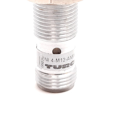 Used Turck Ni4-M12-AN6X-H1141 Inductive Proximity Sensor, 4mm, 10-30VDC, NPN N/C