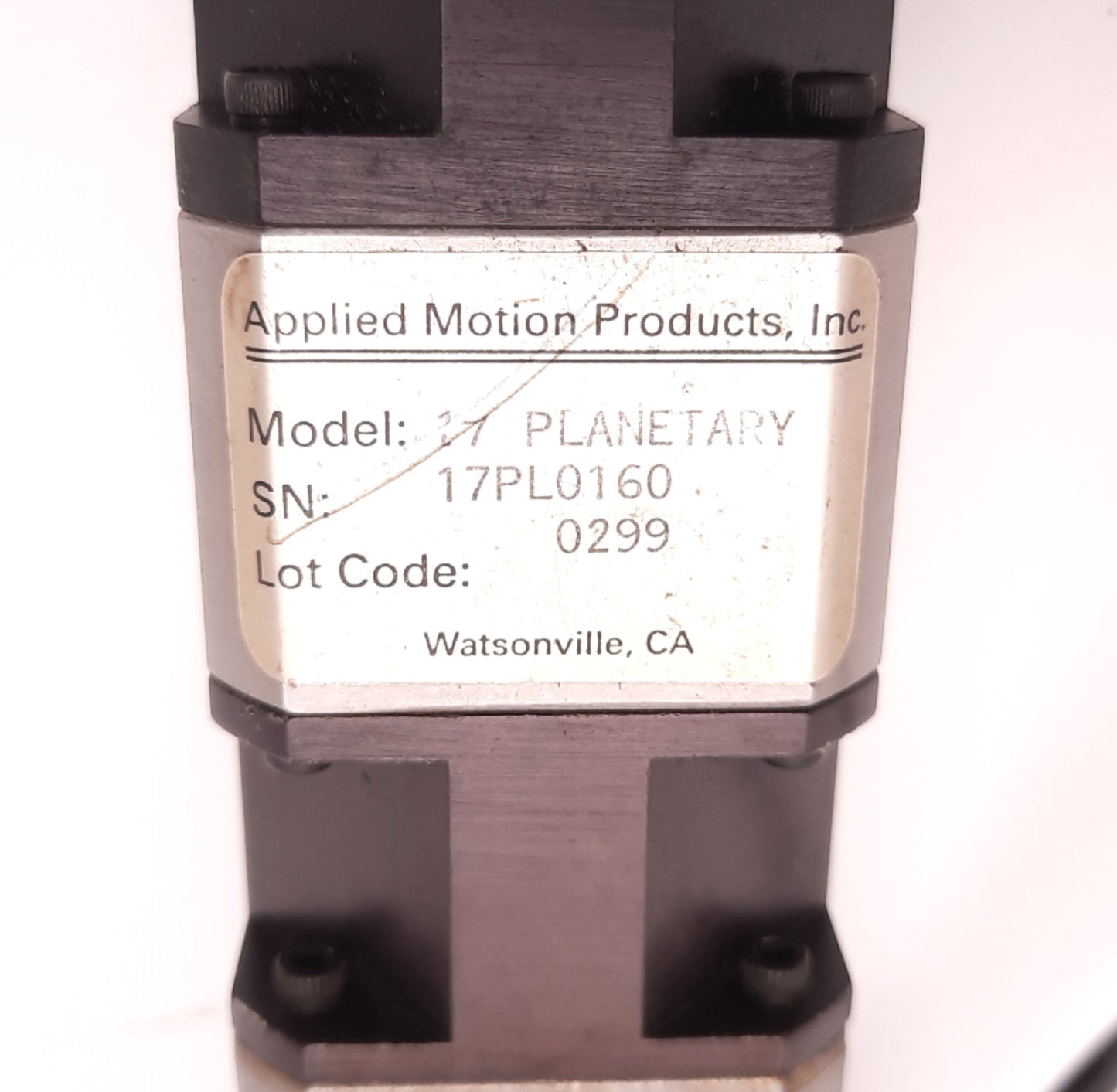 Used Applied Motion 17PL0160 Planetary Gearhead HT17-154 Motor 16:1,NEMA17,Shaft 1/2"