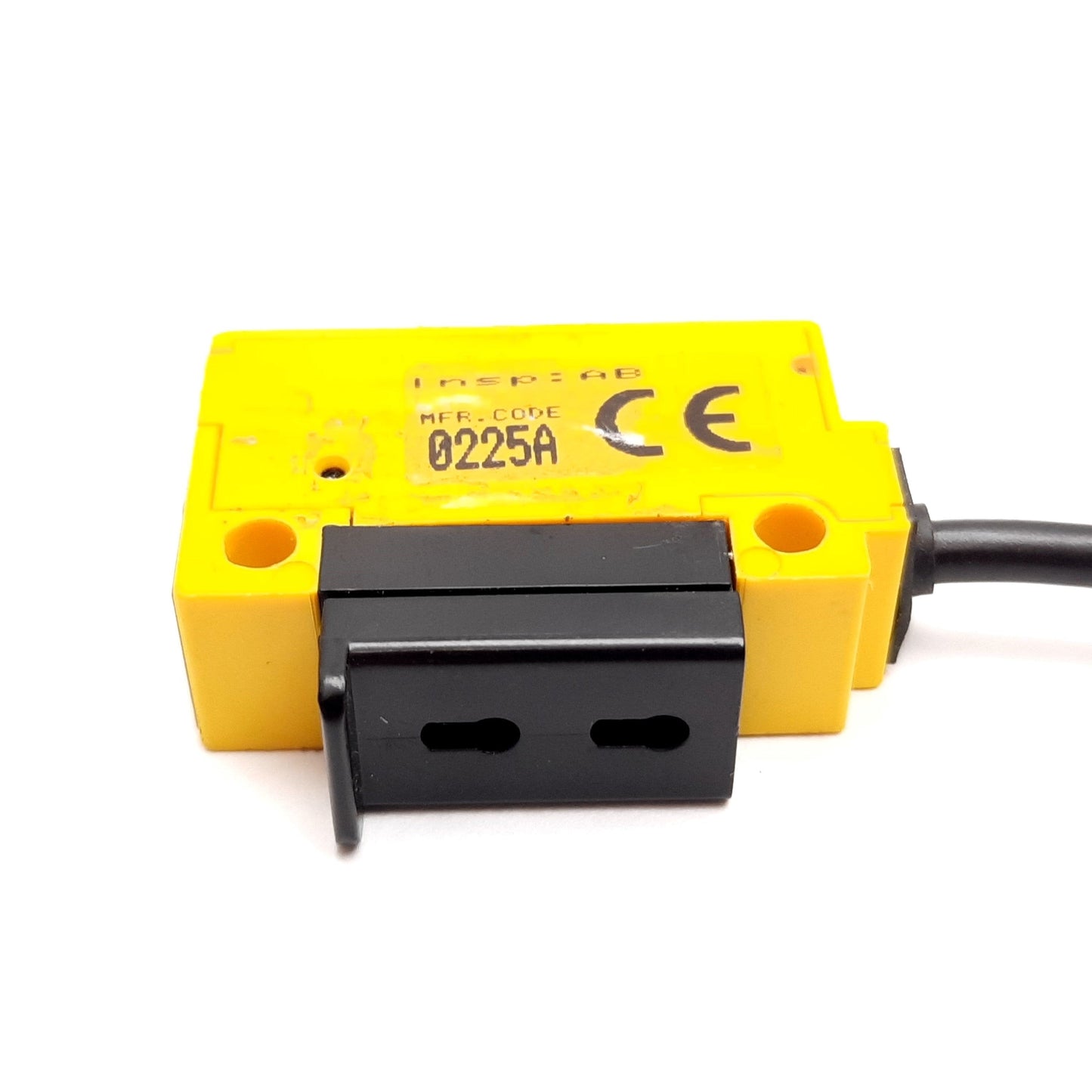 Used Banner Q19SN6FPY Fiber Optic Sensor, 10-30VDC, SPDT, NPN Output, 4-Wire