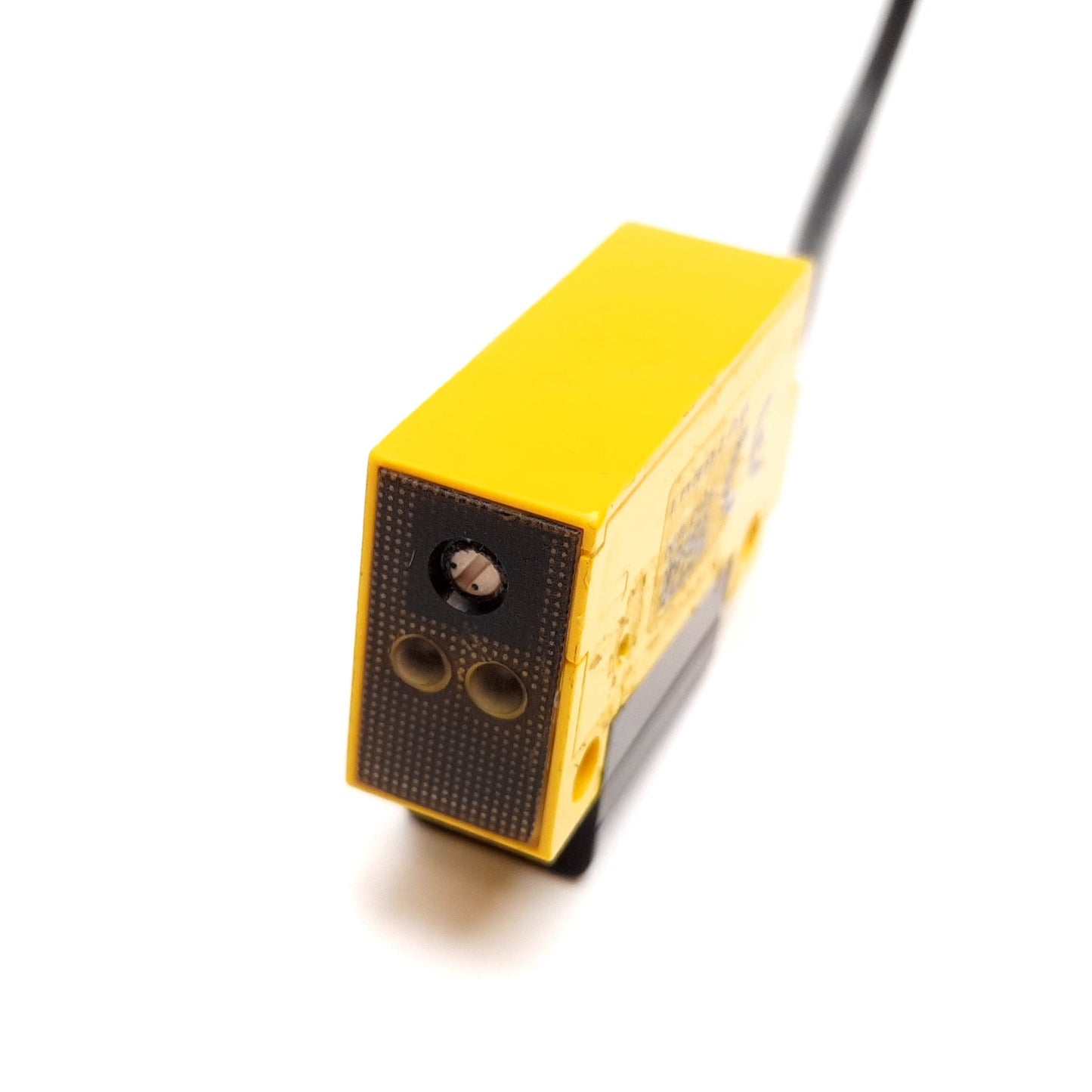 Used Banner Q19SN6FPY Fiber Optic Sensor, 10-30VDC, SPDT, NPN Output, 4-Wire