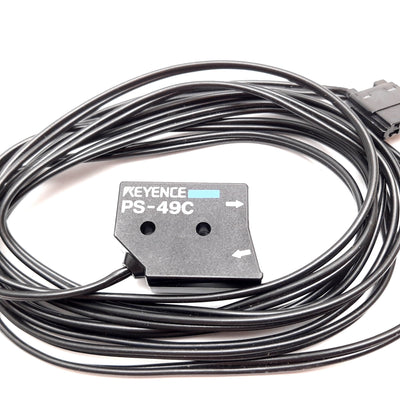 New Other Keyence PS-49C Photoelectric Sensor Head, Reflective, 32-53mm, 1.5mm Dia