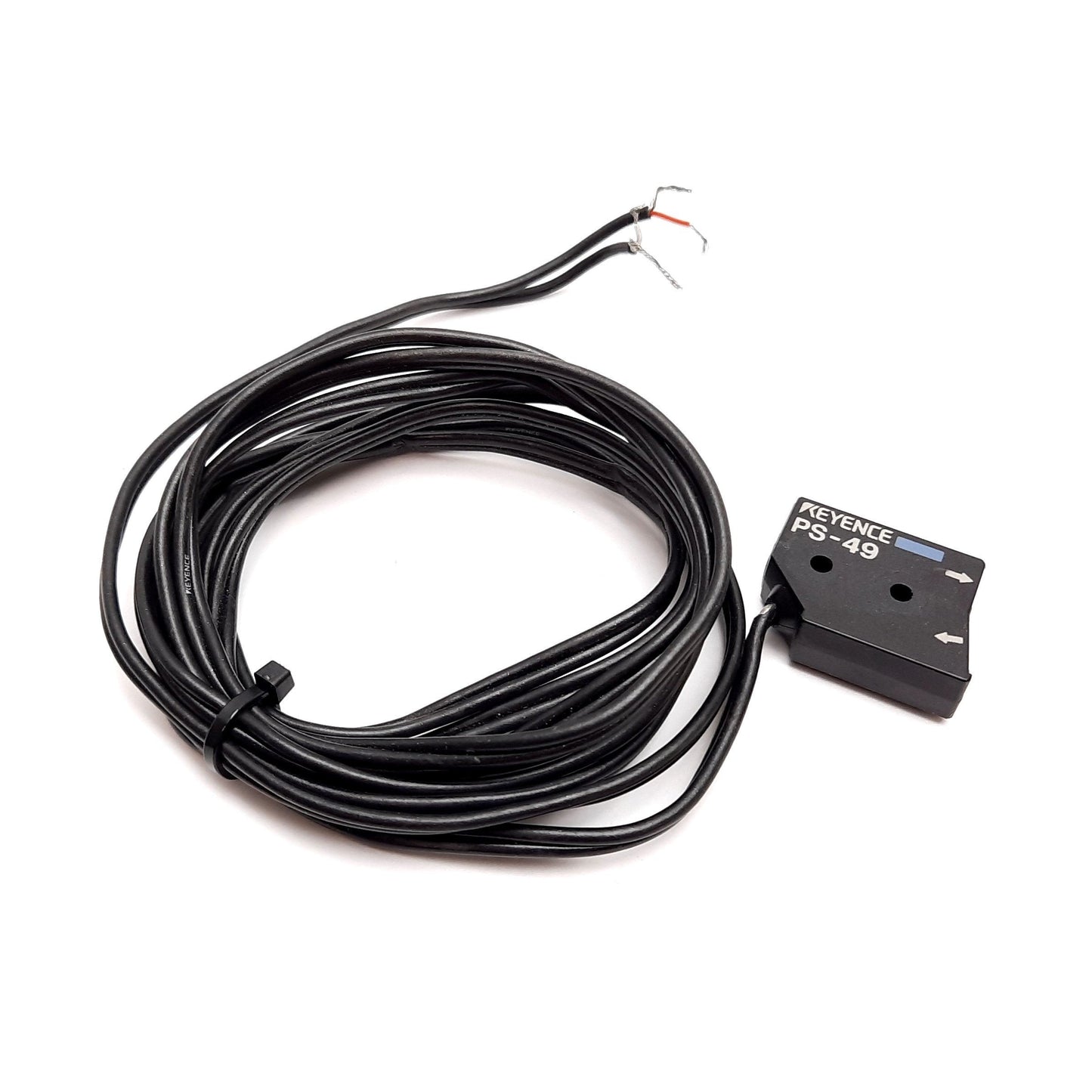 Used Keyence PS-49 Photoelectric Sensor Head, Reflective, 32-53mm, 1.5mm Dia