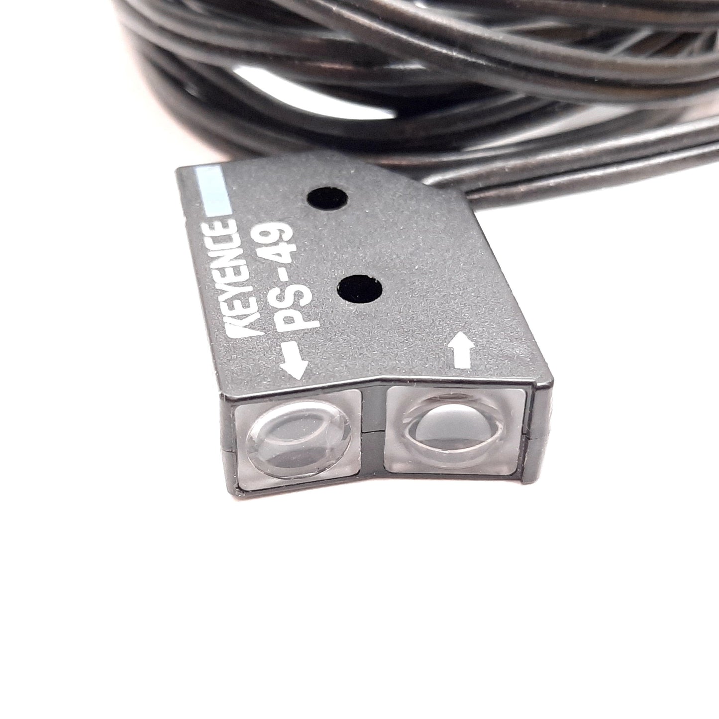 Used Keyence PS-49 Photoelectric Sensor Head, Reflective, 32-53mm, 1.5mm Dia