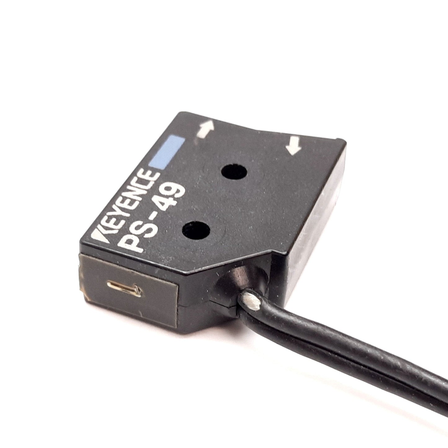 Used Keyence PS-49 Photoelectric Sensor Head, Reflective, 32-53mm, 1.5mm Dia