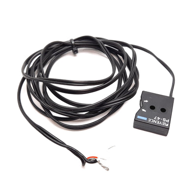 Used Keyence PS-47 Photoelectric Sensor Head, Reflective, 10mm, Red LED