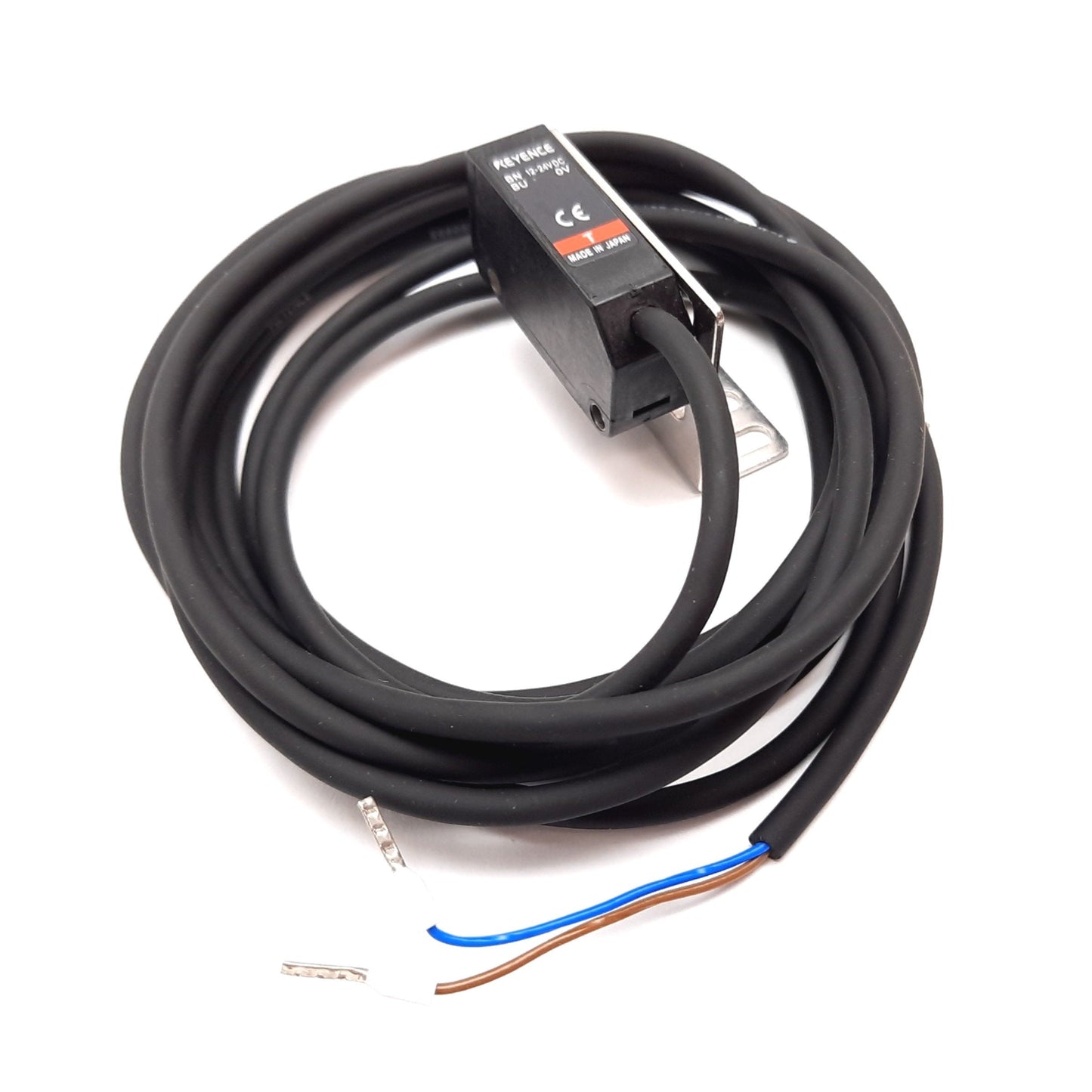 Used Keyence PZ-M51 Photoelectric Sensor Transmitter, 10m, 12-24VDC, NPN, Red LED