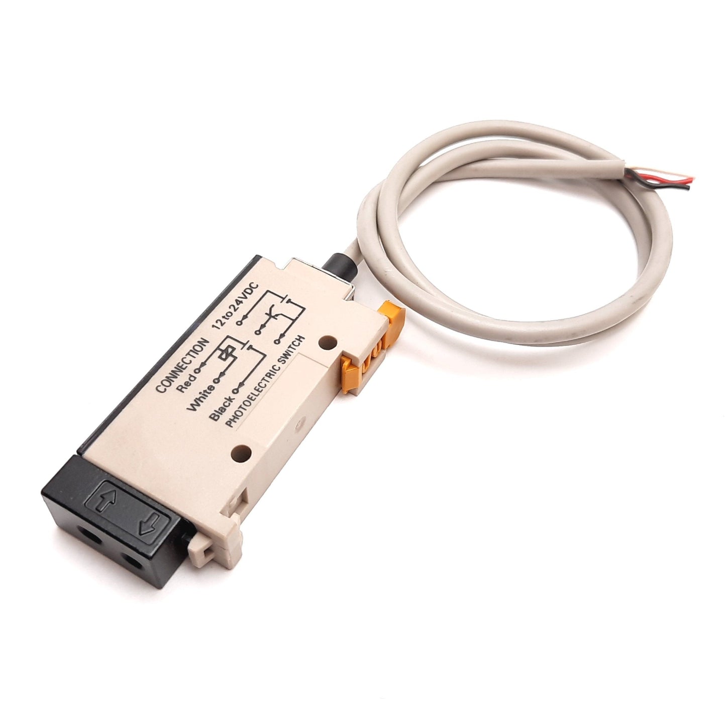 Used Omron E3XR-CGE4 Fiber Optic Photoelectric Sensor Amplifier, 12-24VDC, NPN