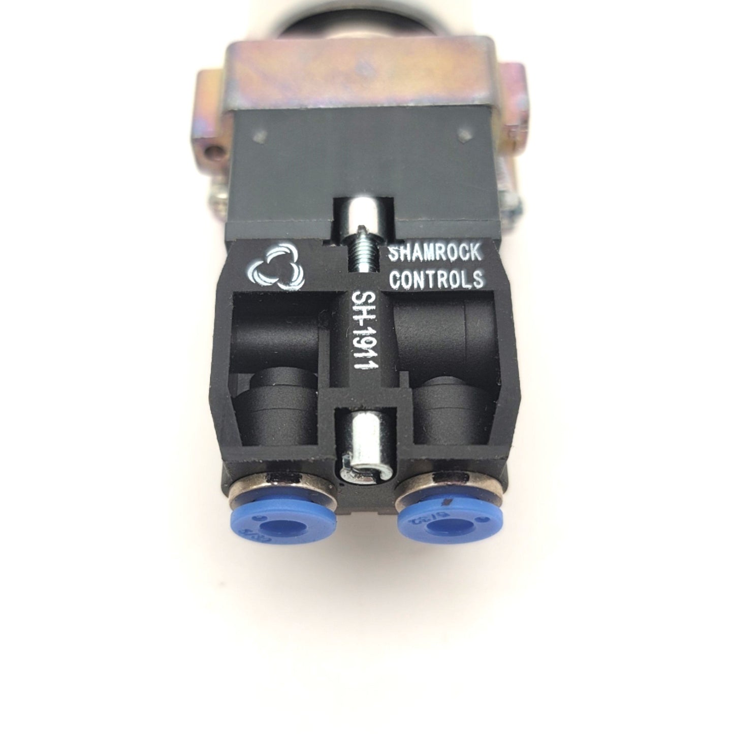 Used Teknic 2ALF3LB Illuminated Flush Momentary Actuator With Shamrock SH-1911 Valve