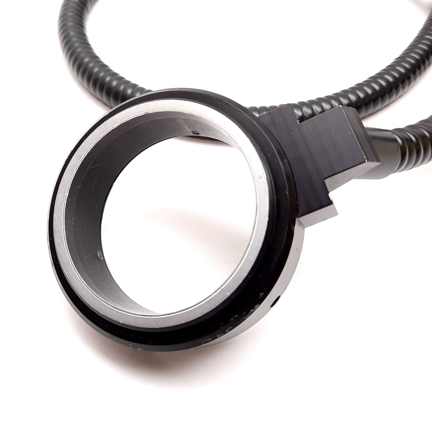 Used Leeds Fiber Optic Microscope Ring Light, ID: 50mm, Length: 700mm, Bundle: 7.5mm