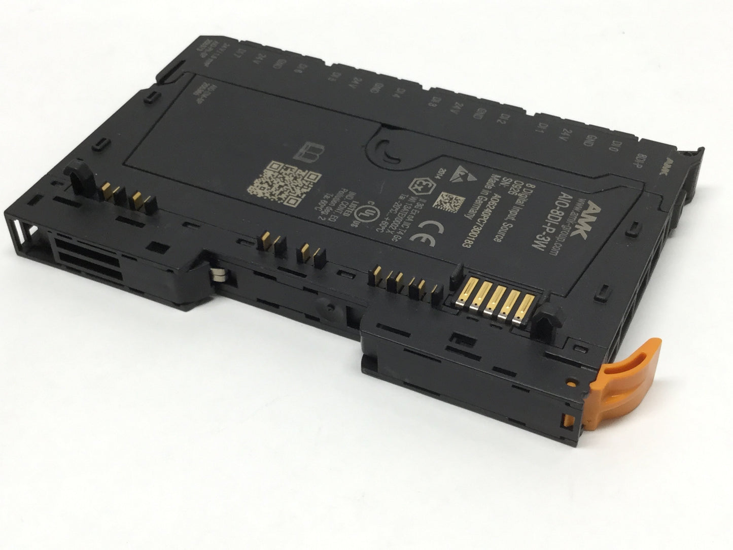 Used AMK AIO-8DI-P-3W Remote Digital Input Module, 8-Channel DI, 24VDC 2-/3-Wire