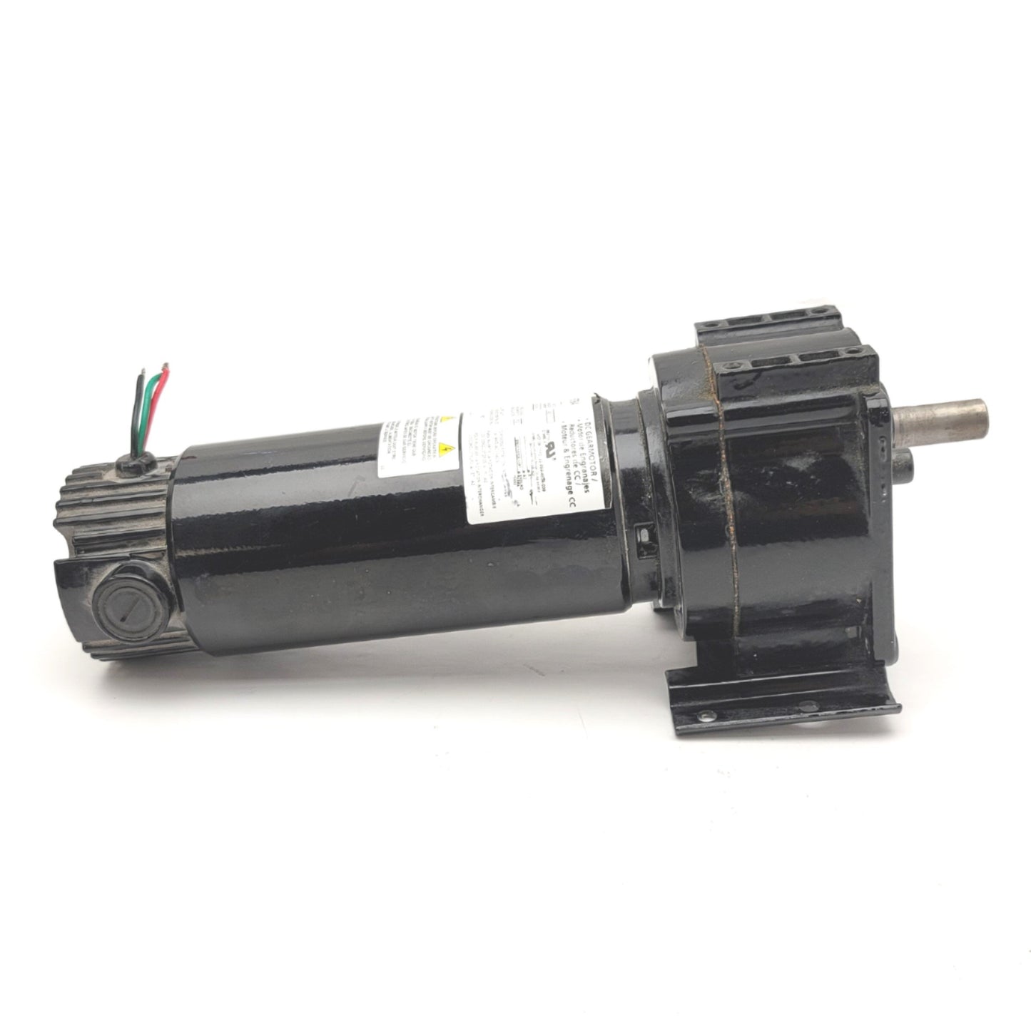 Used Dayton 2H579A DC Gearmotor 90VDC, 43:1, 1/4HP, 42RPM, 280in-lb, 5/8" Shaft