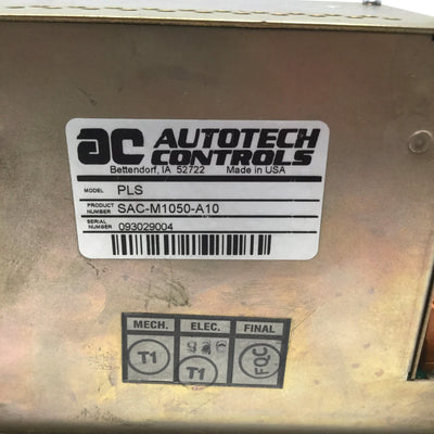 Used Autotech Controls SAC-M1050-A10 Programmable Limit Switch 8x PLS Outputs 120VAC