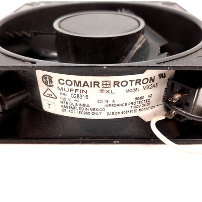 Used Comair Rotron MX2A3 Muffin XL Axial Cooling Fan 3100RPM 115VAC 105CFM 119x39mm