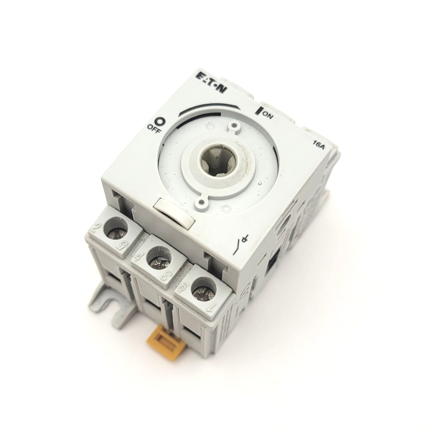 Used Eaton R5A3016U Rotary Main Disconnect Switch, 3-Pole, 16A, 600VAC