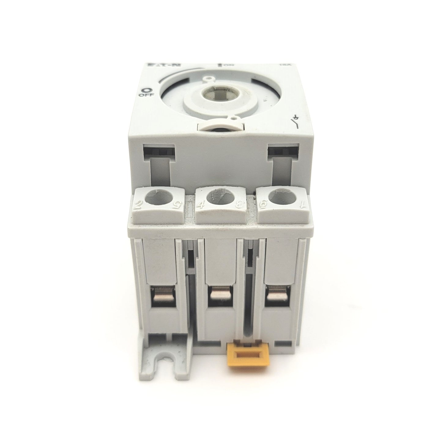 Used Eaton R5A3016U Rotary Main Disconnect Switch, 3-Pole, 16A, 600VAC