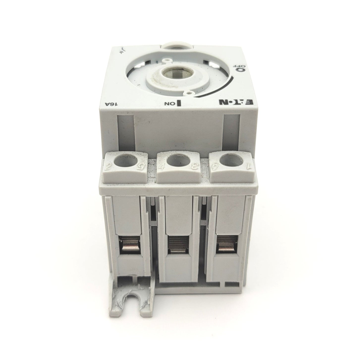 Used Eaton R5A3016U Rotary Main Disconnect Switch, 3-Pole, 16A, 600VAC
