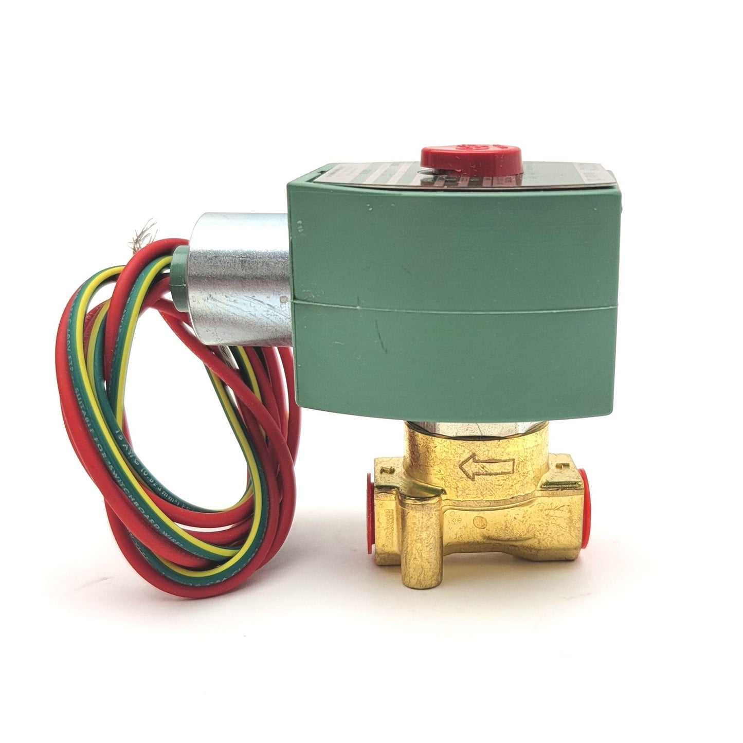 New ASCO 8262H210 Red-Hat Brass Solenoid Valve, 1/4"NPT, 2-Way/2-Position, 120VAC
